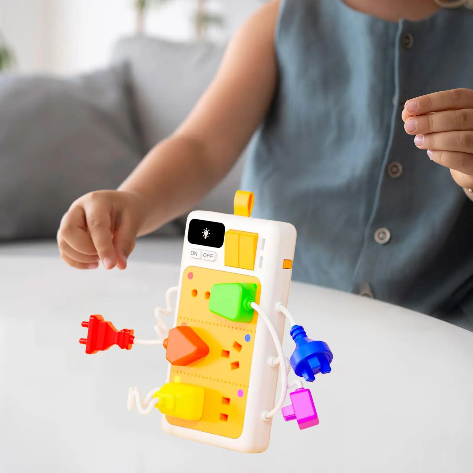 Zintuiglijk schakelbord speelgoed DIY-materiaal voor jongens meisjes peuters kinderen