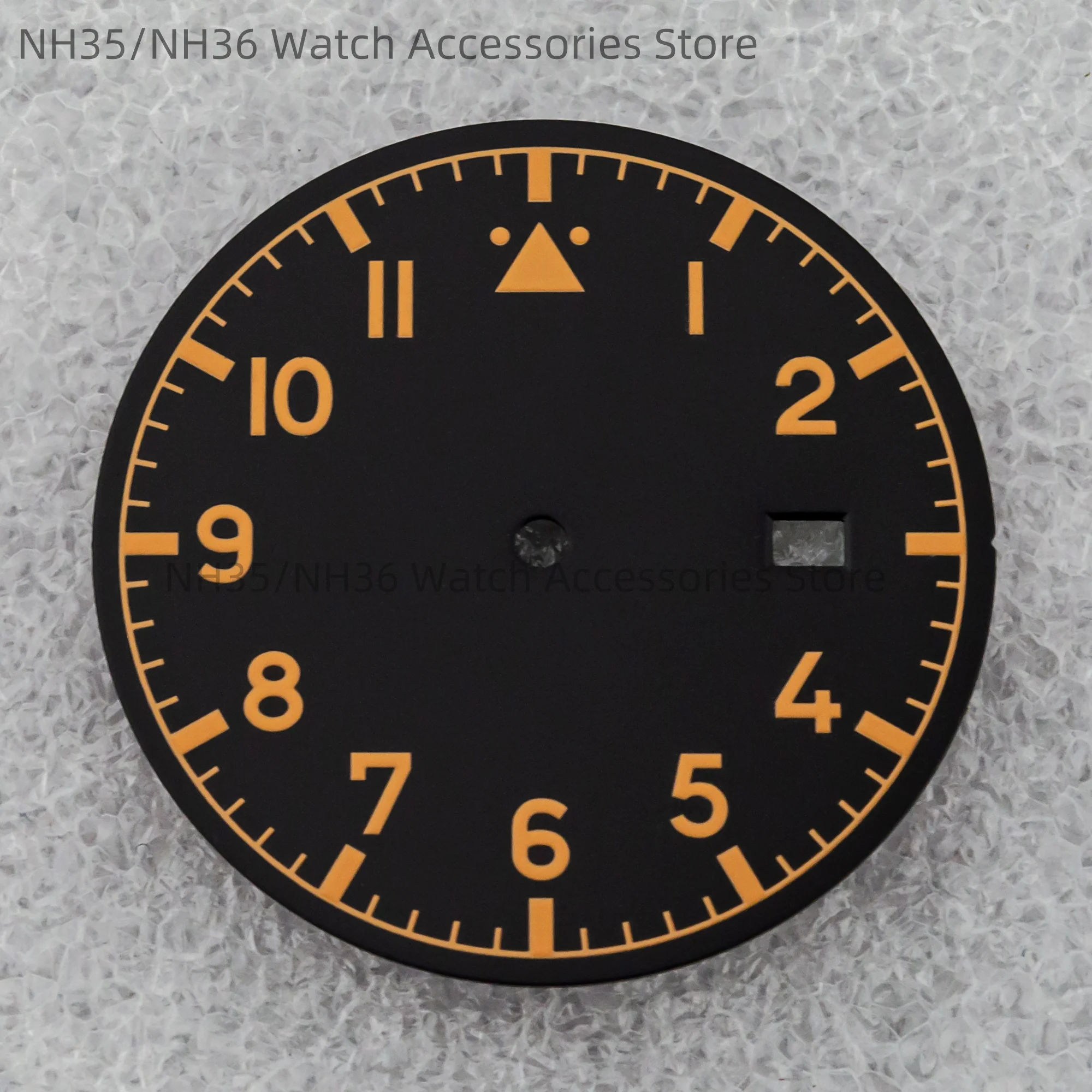 

for Mark XX NH35 Dial Green Luminous Dial 36mm Watch Faces fit NH35 NH36 Movement Mod Watch Replacements Parts