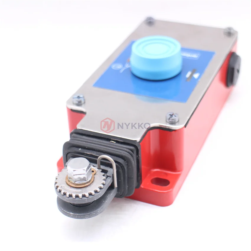 【2026】Original New Origin XY2CH13250 Latching Emergency Stop Rope Pull Switch 1NO+1NC Contacts IP65 30m Max Cable Length 1 Year