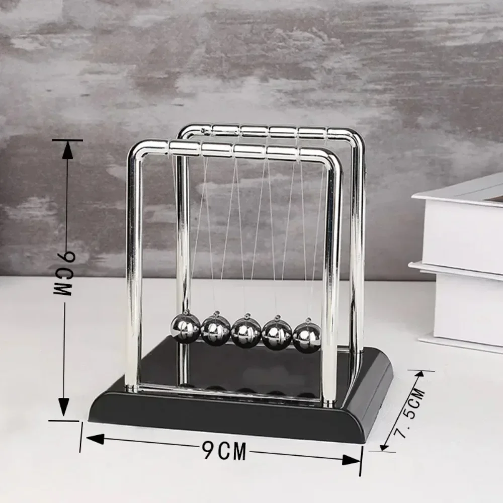 Newton's Cradle Balance Steel Ball Teaching Supplies Physics Science Pendulum Desktop Toys Stress Relief Gifts Home Decoration