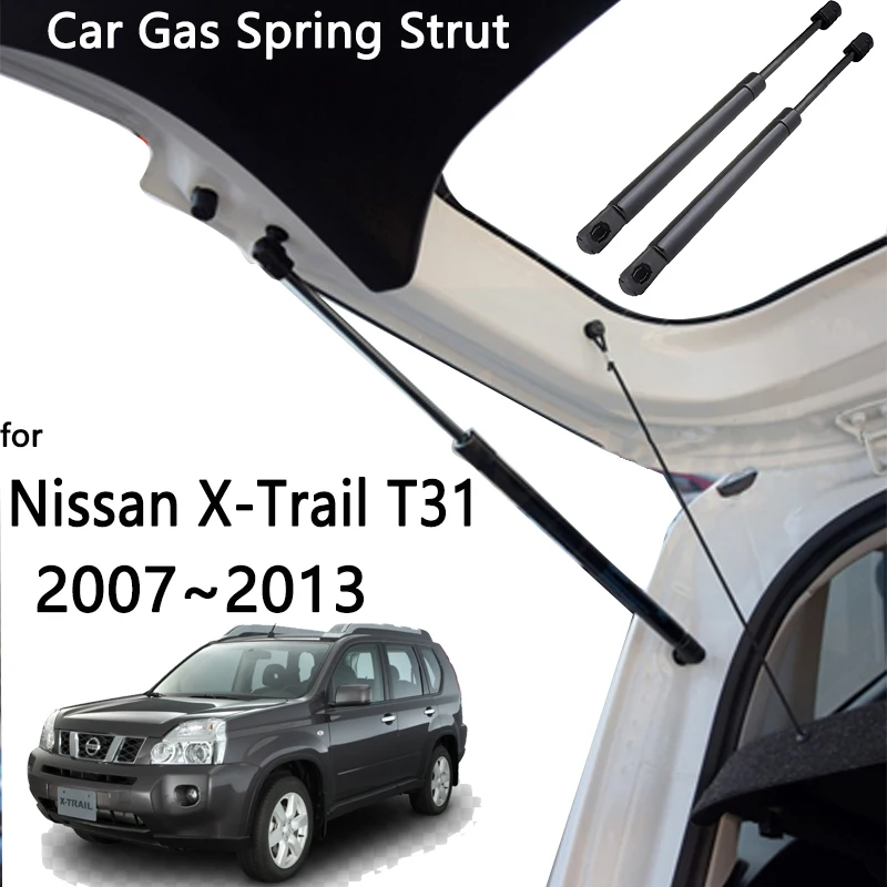 Car Hydraulic Rod For Nissan X-Trail T31 2007~2013 Car Tailgate Gas Lift Supports Strut Trunk Prop Rod Shock Damper Accessories