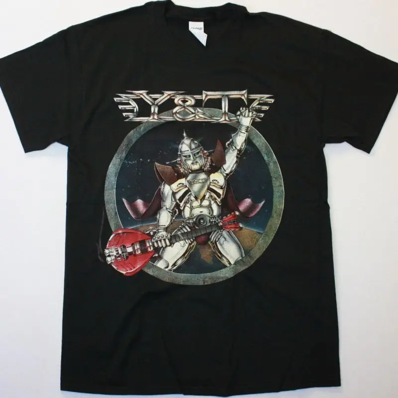 Y T In Rock We Trust 1984 New Black Shirt