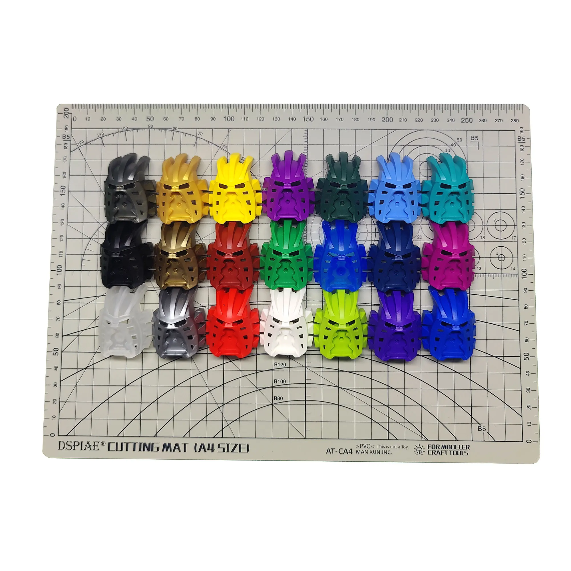 Kennie DIY MOC Customized Accessories Building Blocks Bionicle High Quality Avohkii Facepiece NO.44814 TOA Kanohi Helmet