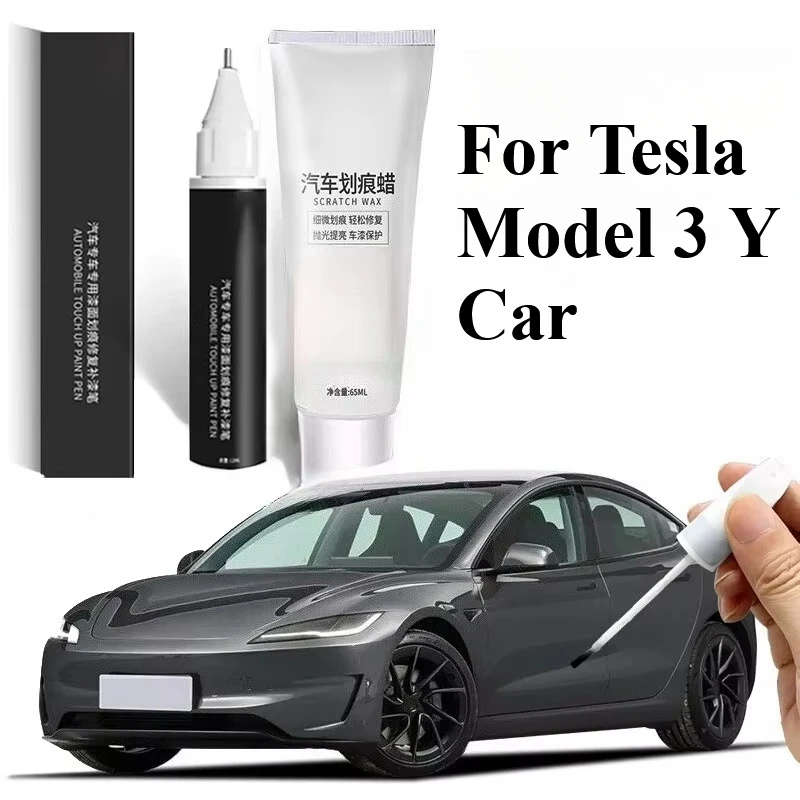 

For Tesla Model 3 Y Car Paint Scratch Repair Pen Minor Scratch Fix Paint Wax Auto Accessories