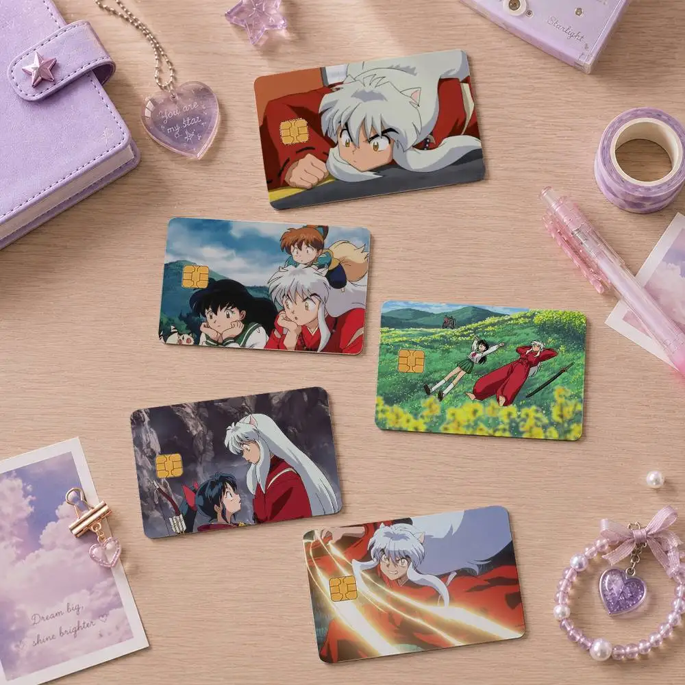 Action A-Anime Fantasy I-Inuyasha Movie Sticker Film Tape Skin for Credit Card Debit Card Waterproof Stickers