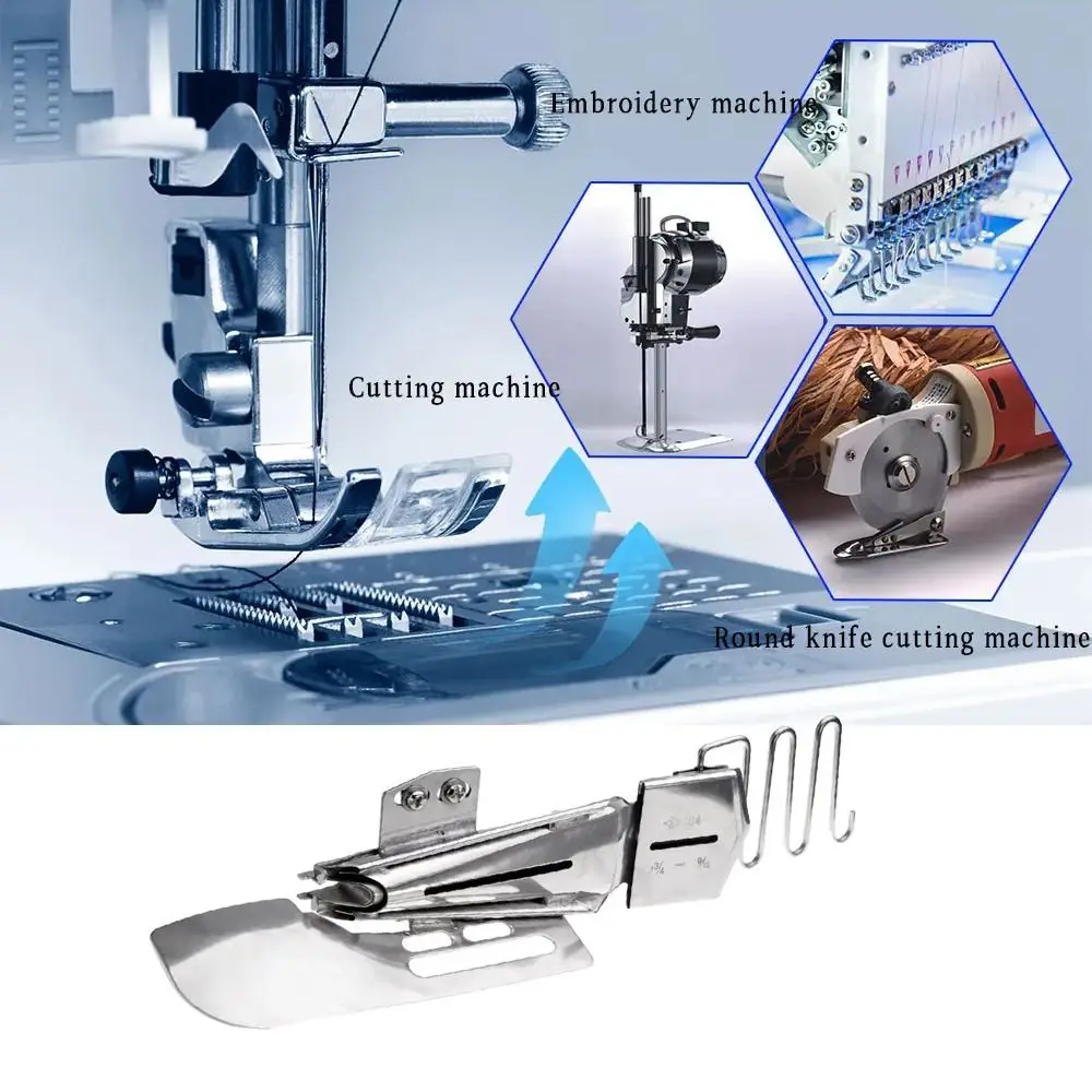 Steel Sewing Flat Binder Folder Adjustable Industrial Sewing Machine Binding Attachment Tape Binder Binder Cover Stitch