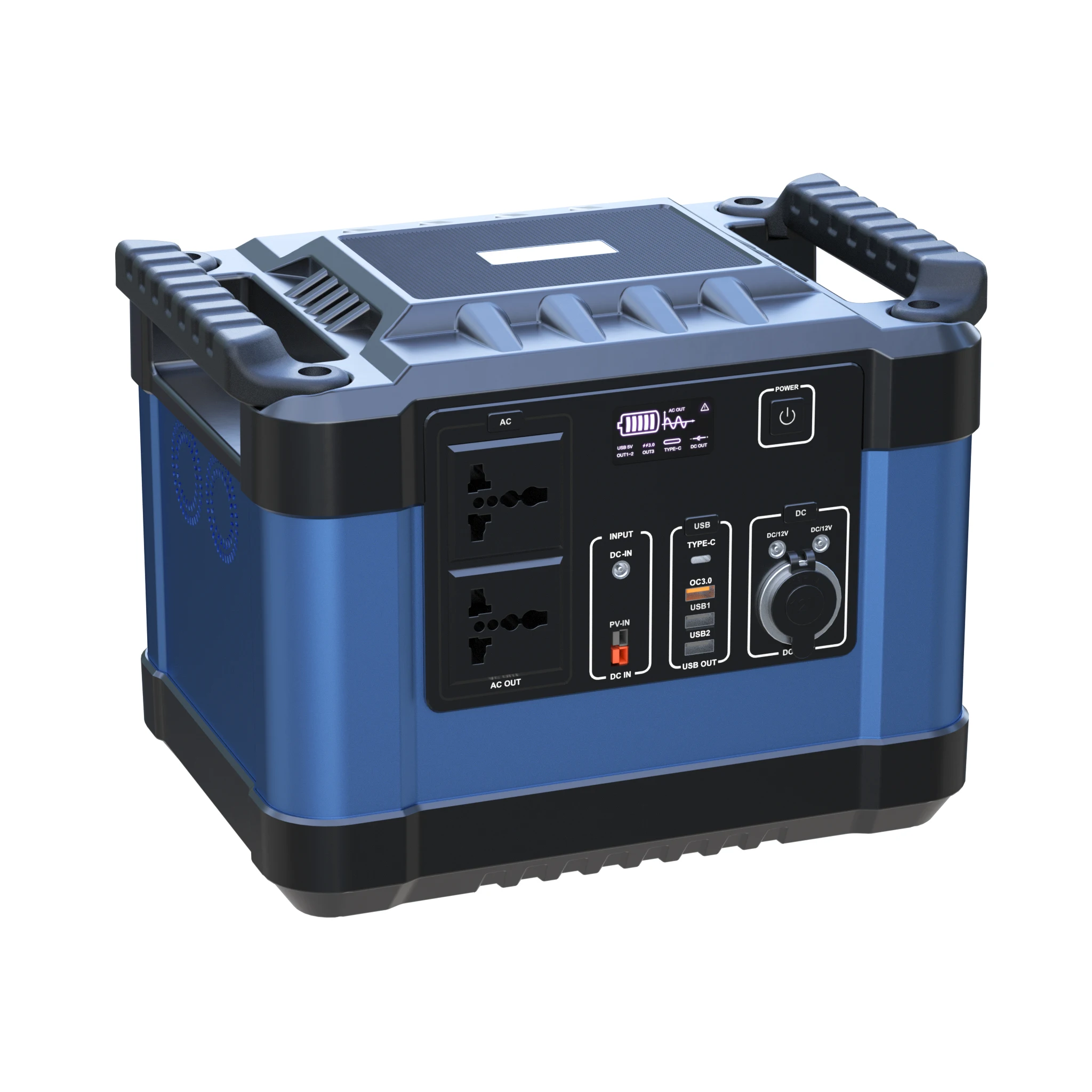 Portable Power Station Rechargeable Portable Universal 12V Provide Power for All Home Appliances Outdoor Emergency