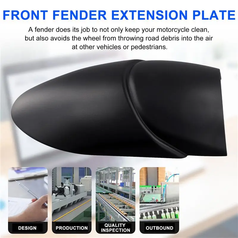 Leading-Edge-Motorcycle Accessories Front Fender Mudguard Extender Mudguard For FJR 1300 FJR1300 2006-2024