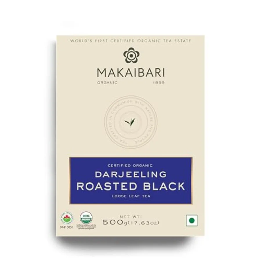 

Черный жареный чай Makaibari Darjeeling, монокартонная упаковка, 500 г