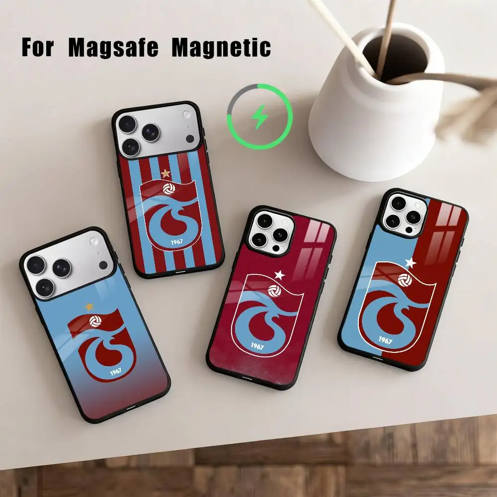 

T-Turkey T-T-TrabzonsporS Phone Case For iPhone17,16,15,14,13,12,11 Plus,For Magnetic Wireless Charge Cover