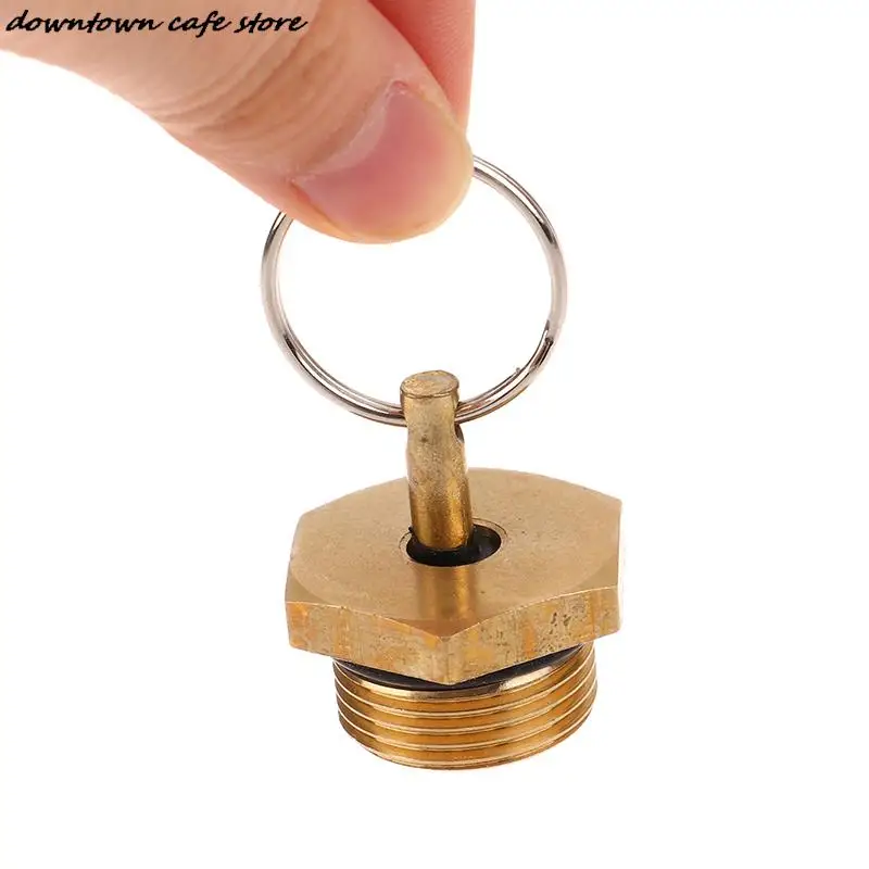 Truck Air Tank Drain Valve Anti-rust Antifouling Air Tank Drain Switch Type 151 Copper Plug Screw Auto Parts