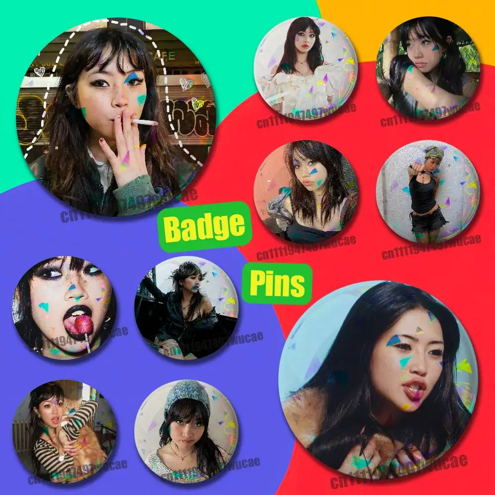 For B-Beabadoobee This Is How Tomorrow Moves Badge Cover Custom Pin Insignia Emblem Round Button 58mm 44mm Laser Film