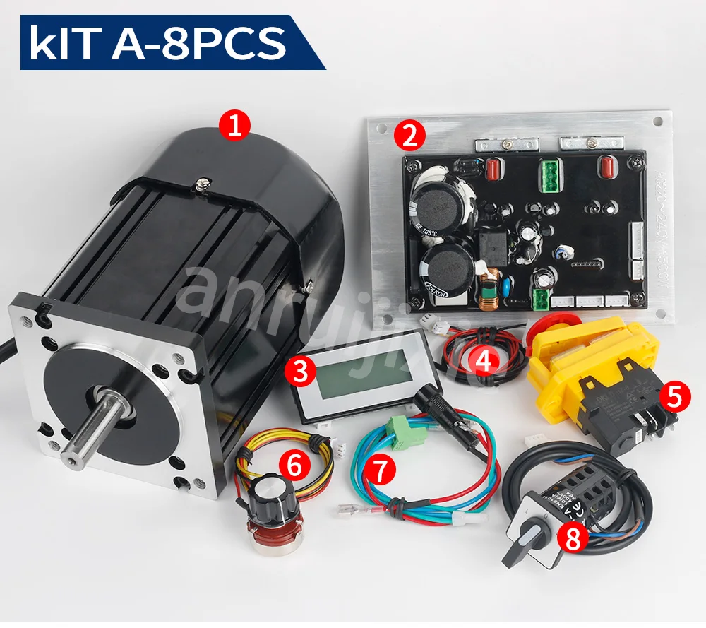 Imagem -04 - Kit sem Escova Motor Circuit Control Board Faça Você Mesmo Atualização e Transformação 1300w1500w 220v 110v Wmd290 Xj9532