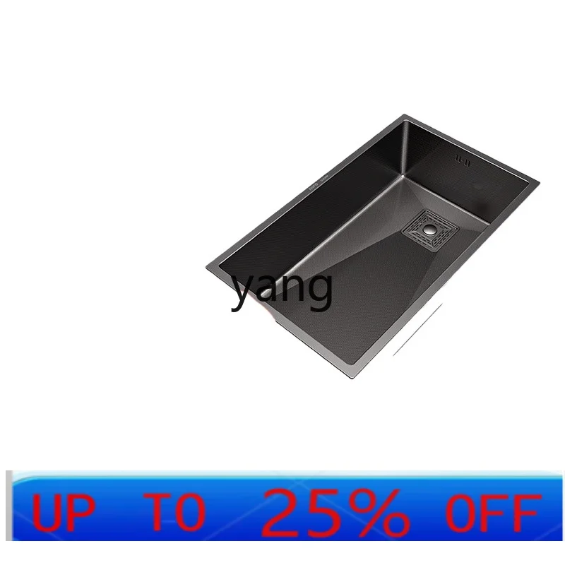 

LH 5mm thickened sink large single tank household stainless steel vegetable basin