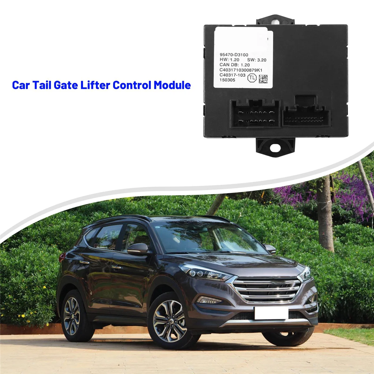 95470-D3100 Car Tail Gate Lifter Control Module for Hyundai Tucson 2015-2018 95470 D3100