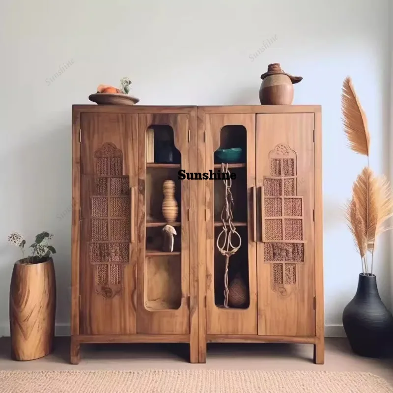 

Мобильные шкафы для хранения в гостиной, декоративные органайзеры, винные шкафы, роскошные деревянные витрины для китайских изделий, стильная мебель