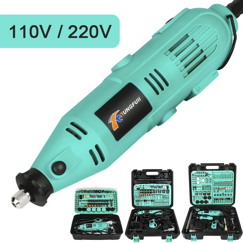 110v-220v-handheld-electric-drill-power-tool-dremel-polishing-machine-grinder-engraver-mini-rotary-tool-with-accessories-set