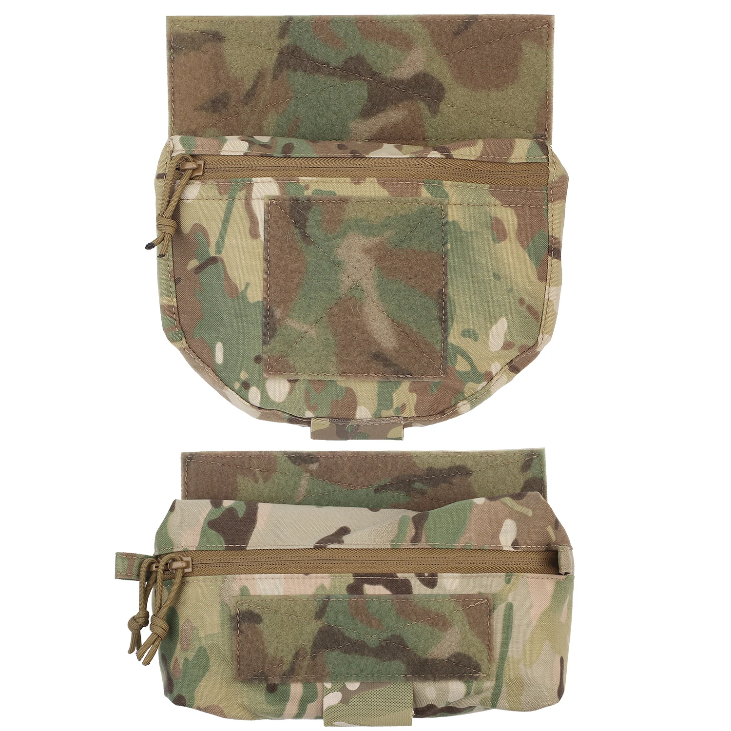 Aksesoris Kit IFAK Universal FC Sub Drop Bag Hook-Loop Mags, Kantong Drop Kompatibel Dengan Rompi V5 PC dan Rompi Chest Rig Lainnya