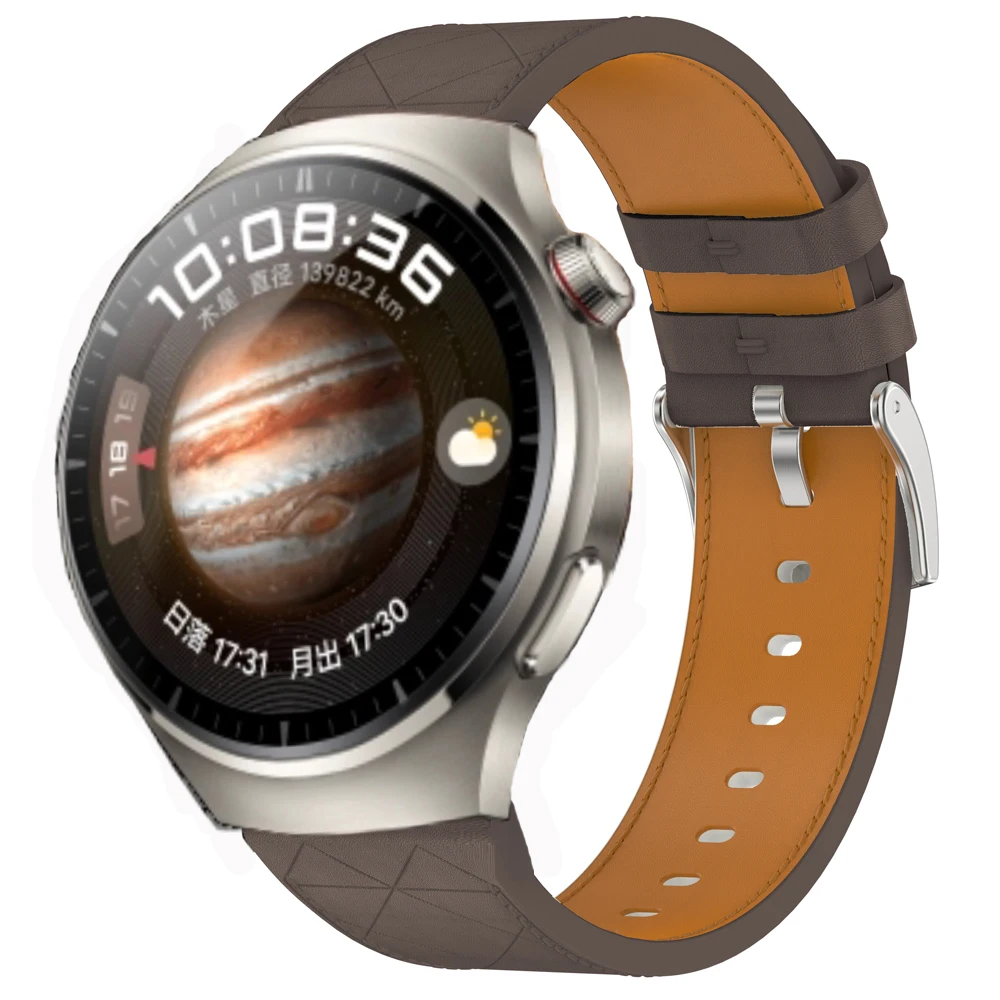 22mm Synthetic Leather Strap For Huawei Watch GT 5 Pro GT5 46mm Watchband Bracelet Huawei Watch 4 Pro/GT2/3/4 SE 46mm Wristband