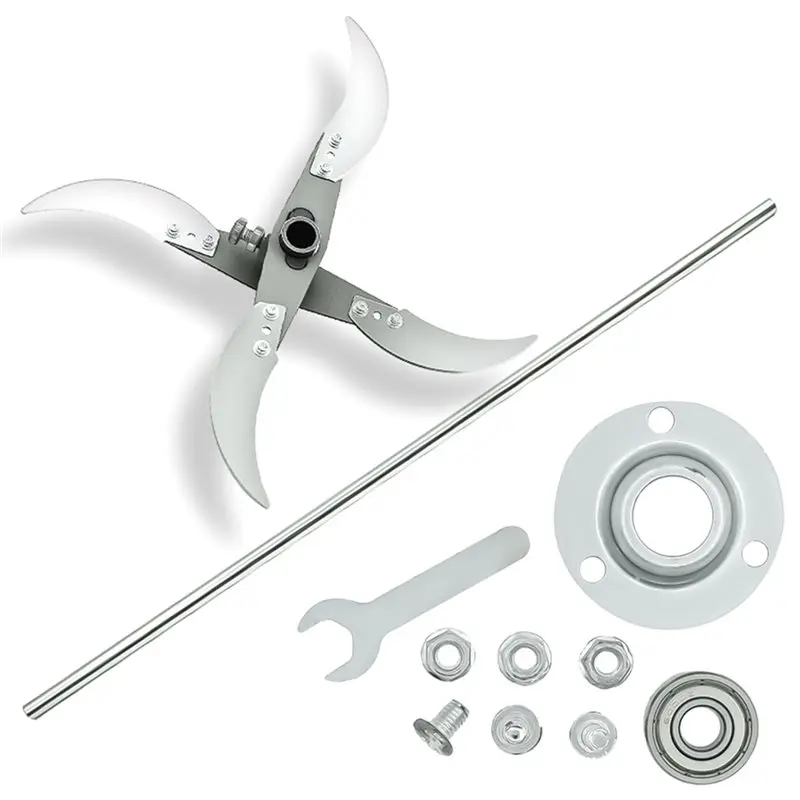 

ABDJ-Stainless Steel Edges Multifunctional Grass Cutting Blade Set Rust-Resistant Vegetables Chopping Tool Farm/Home