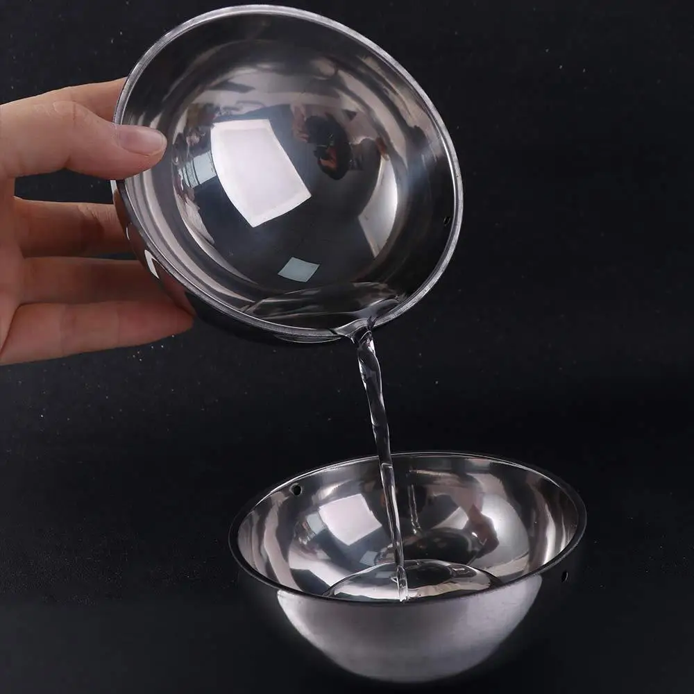 2pcs Stainless Steel Magic Tricks Bowl Educational Puzzle Water From Above Bowl Toy Close Up Interesting Gimmick Magic Toys