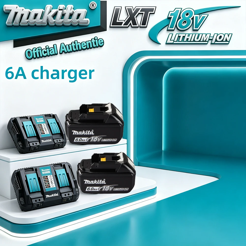 

Love Your Makita Tools Get Genuine DC18RC 3A/6A Charger – 100% Original for BL1860 BL1815 BL1450, Peace of Mind