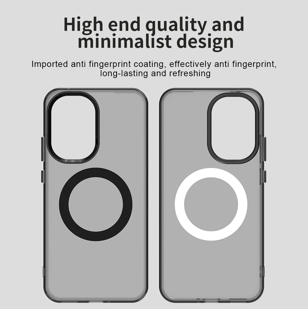 เคสโทรศัพท์แบบใส Magsafe สำหรับ POCO C75 C61 X5 X6 X7 M6 M7 F6 F7 Pro 5G เคสบางป้องกันแบบแม่เหล็ก