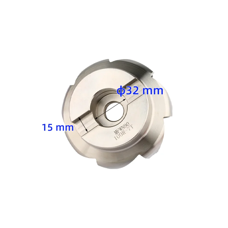 Mfwn90 Plan fräser Fräskopf 100mm mfwn 90 Grad Fräser doppelseitiger sechseckiger schwerer Schnitt für wnmu080608 Einsätze