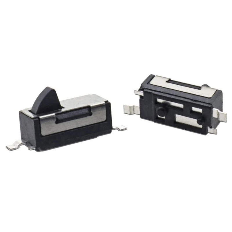 New 10Pcs KFC-W-03 Limit Camera Reset Micro Silent S 2Pin Black Inner Spring Detection Light Touch Key Type Travel S