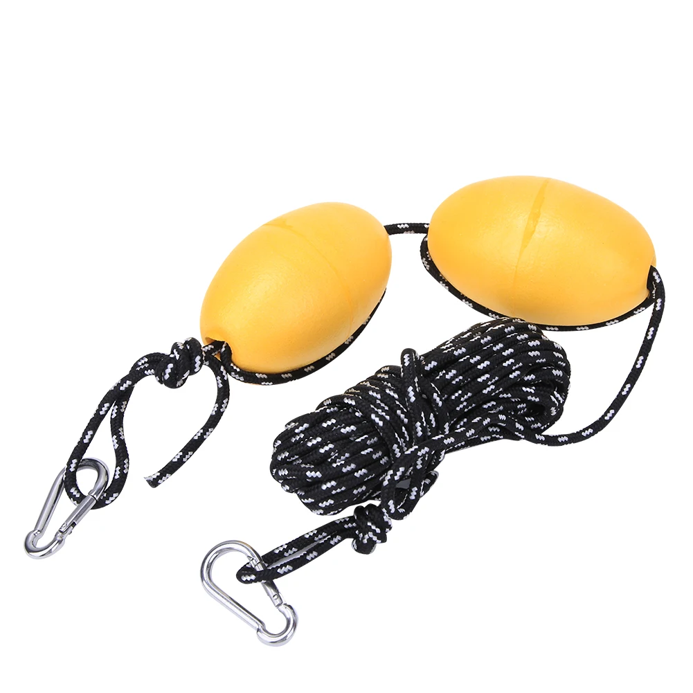 27.89ft Kajak Boot Leash Touw met Boei Drijvende Bal Rvs Haak voor Vissen Drift Ankers Systeem