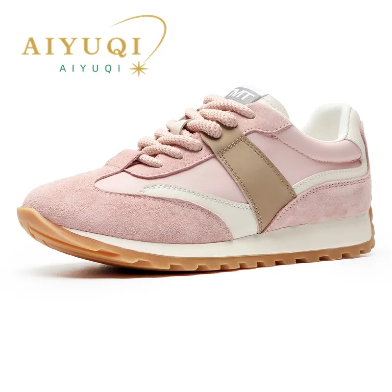 

AIYUQI Forrest Gump Shoes Women 2024 Spring New Genuine Leather Sneakers Women German Training Fashion Sneakers Shoes Women