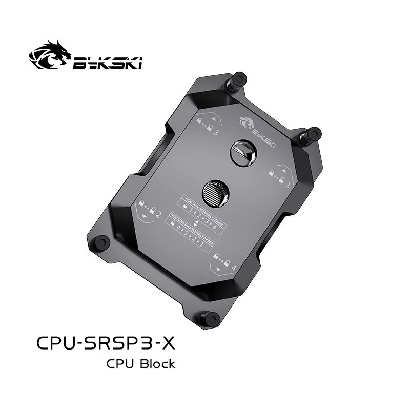 Imagem -06 - Bykski-full Metal Liquid Cooler Cpu Block Amd Watercooler Servidor ai Cloud Processador de Computação Cpu-srsp3-x Tr4