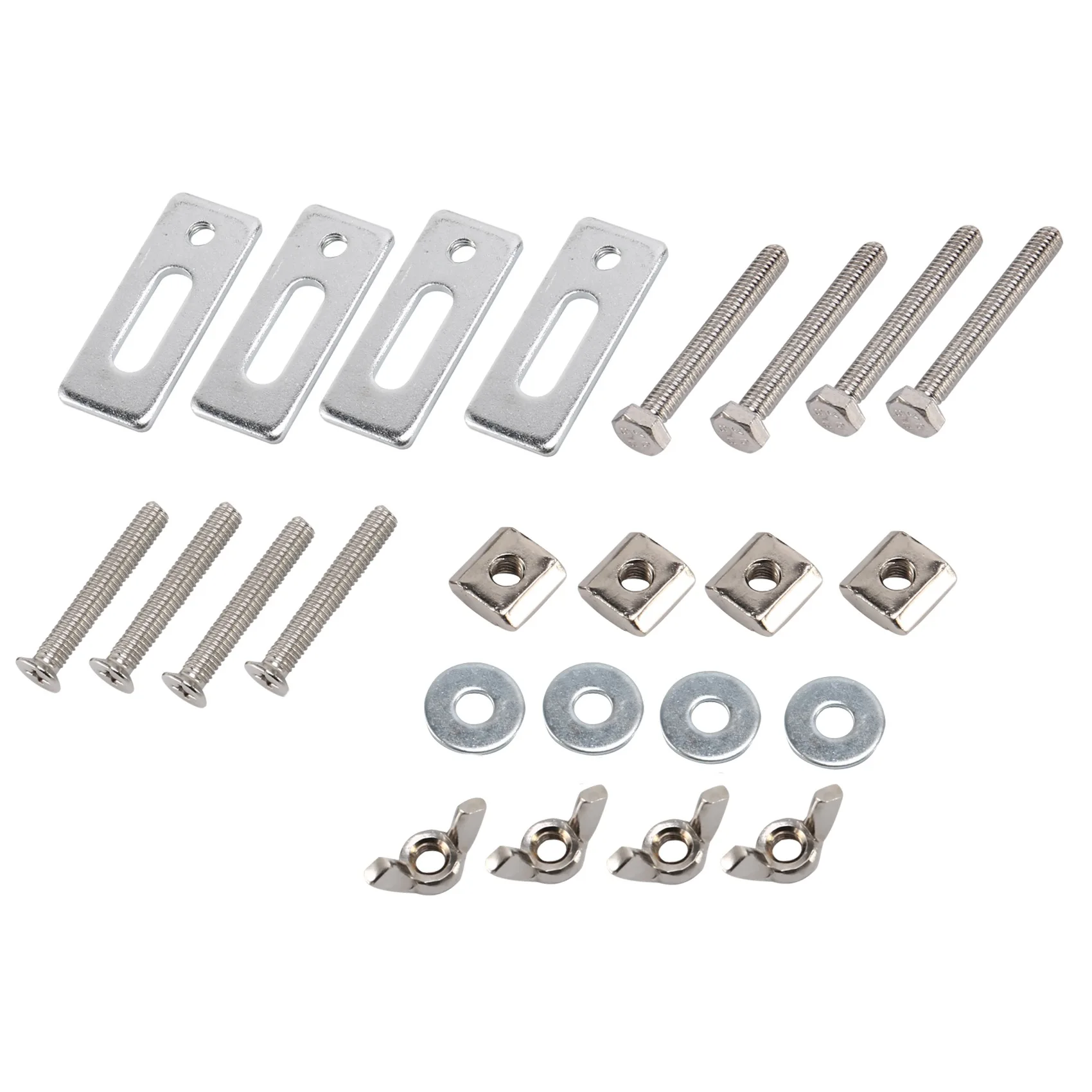 4er-Pack T-Track-Klemmen, Mini-T-Track-Halteklemmen-Set, kompatibel mit 3018-PRO, 3018-PROVer, 1810-PRO CNC-Fräsmaschine