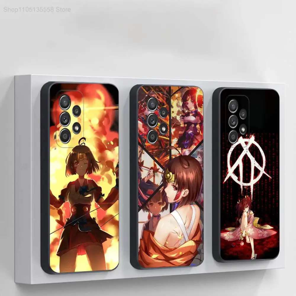 

K-Kabaneri Iron Fortress Phone Case For Samsung S 25,24,23,22,30,21,10,9,Ultra,Plus,Lite,FE,4,5G Black Soft Case