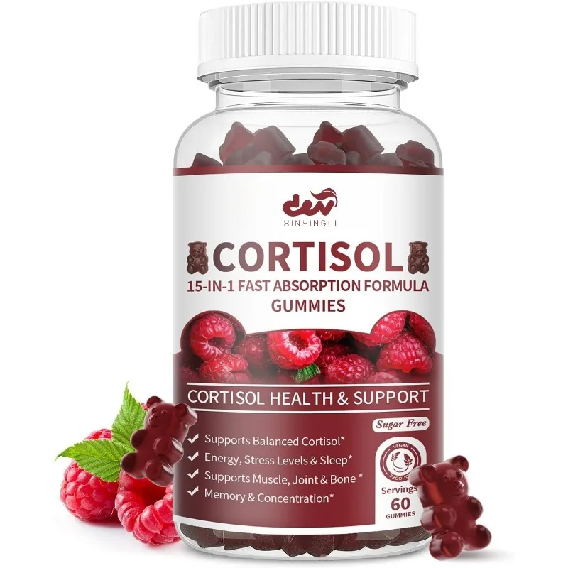 

Female Cortisol Supplement -15 in 1 Cortisol Reduction Detox Manager, Containing Magnesium, L-theanine, Phosphatidylserine,
