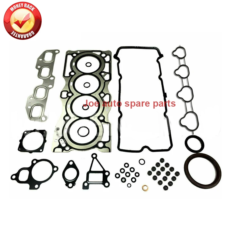 Kit completo de junta para motor qr20 qr20de, para nissan x-trail t30 primera serena teana wingroad avenir prairie 2.0l 01-