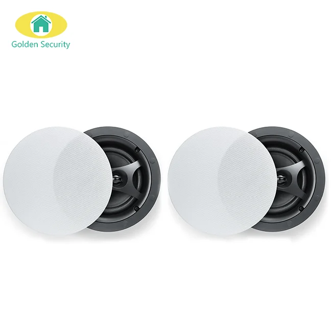 

High Quality wireless Ceiling master speaker slave BLE wireless speaker work with background music amplifier mounted