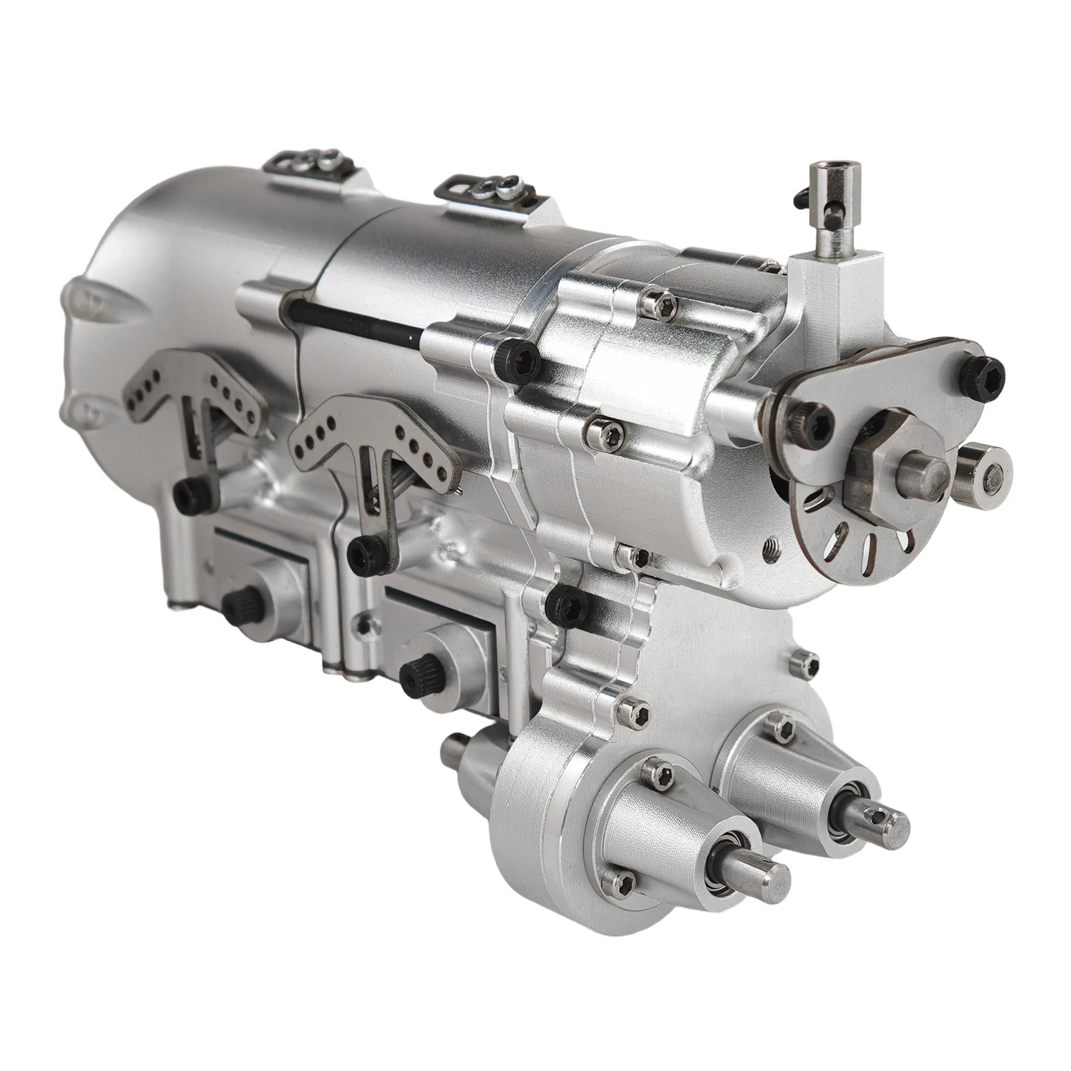 

CISON V8 Engine with Transmission Gearbox 8 Cylinder Water Cooled 4 Stroke Working RC Model Mechanical Hobby Gift