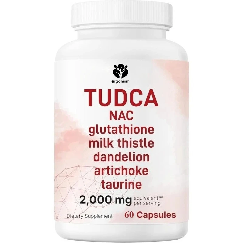 

TUDCA NAC, глутатиона, растоп молочный, одуванчик, корейский оборосток и таврик - антиоксидант, пиestive и поддержка печени