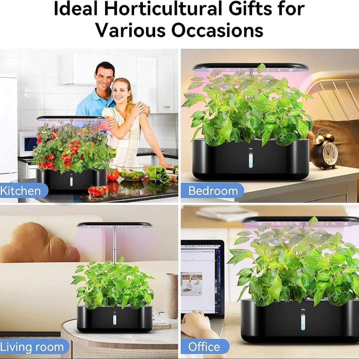 Smart Hydroponic Plant Growth Machine Indoor Growing Lamp for Succulents Intelligent Plant Growth Light Indoor Gardening Equipment