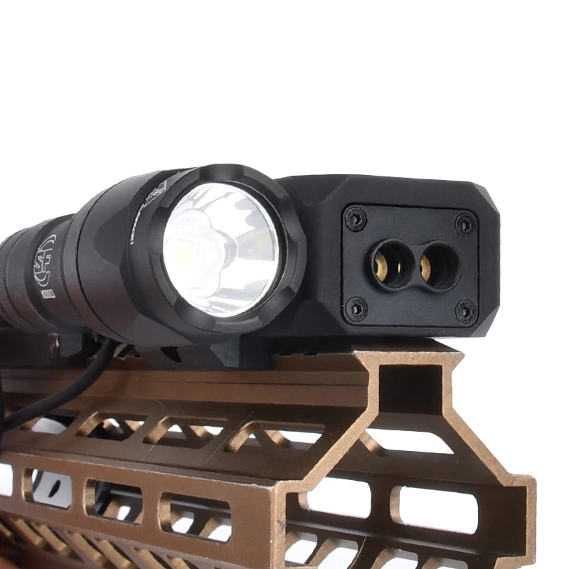 WADSN Tactical CQBL-1 VIS/IR Laser Red Green Blue Ray M600 M600C LED White Flashlight With Dual Button Pressure Switch Combo Set