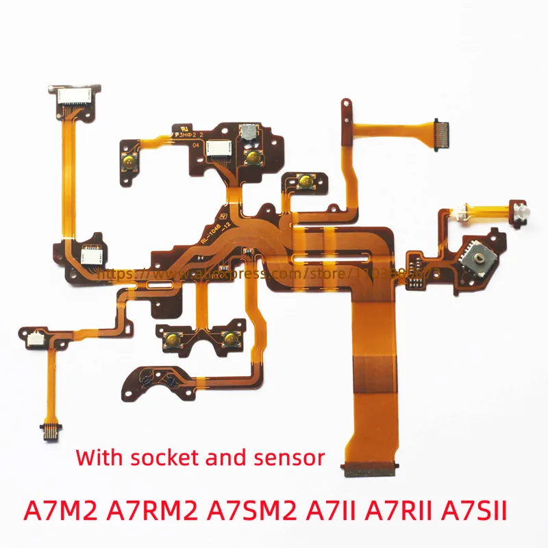 

COPY A7 II/A7R II/A7S II Top Cover Shutter Release Button Power Switch Flex Cable FPC For Sony A7M2 A7RM2 A7SM2 A7II A7RII A7SII