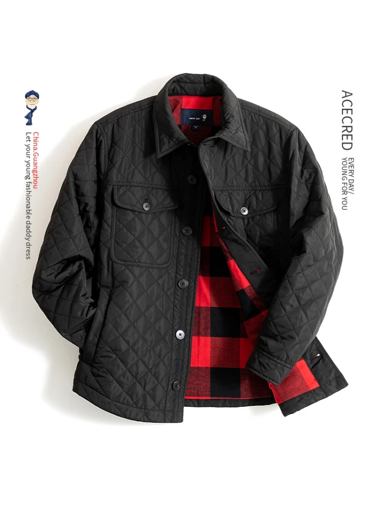 

Warmth Winter Jacket Thin Cotton Coat for Elderly Loose Comfortable Autumn Winter Top Grandpa Winter Clothes Fashionable Urba...