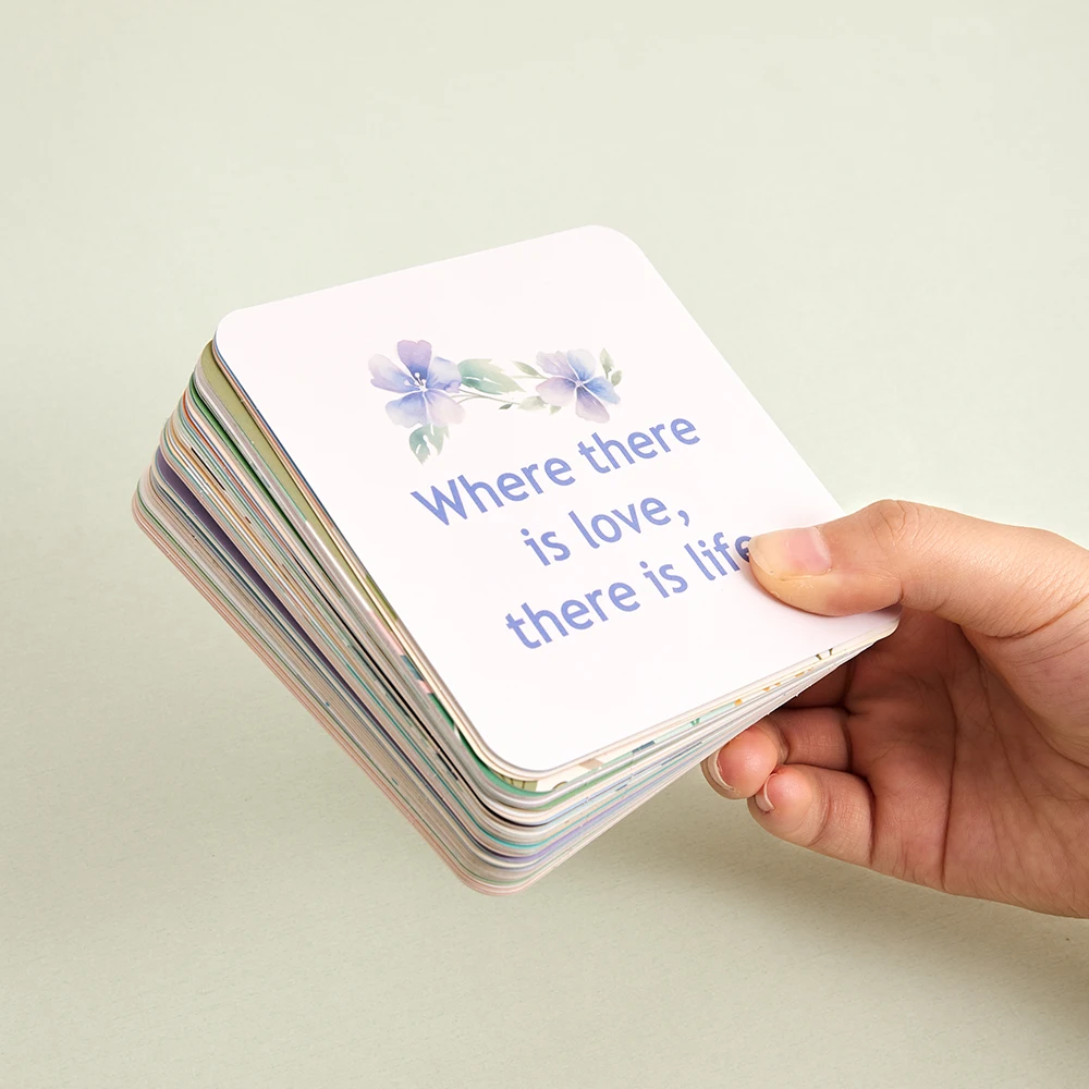 50 pcs Colorful Motivational Card Interesting Positive Encouragement Inspirational Cards Empowering Quotes And Daily Motivation