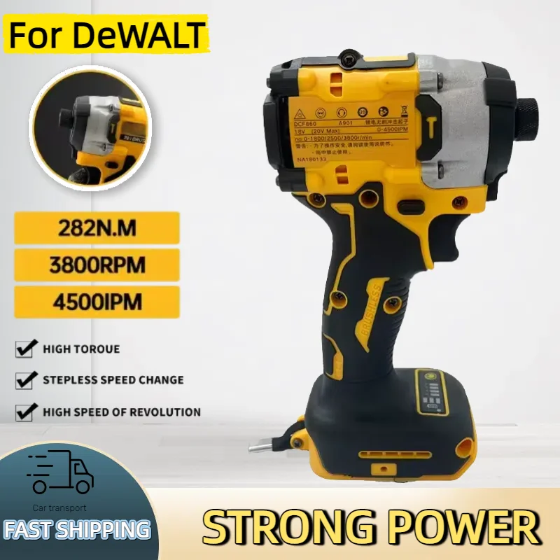 ل ديوالت DCF860 فرش الحفر الكهربائية مفك اللاسلكي المدمجة الحفر/سائق قابلة للشحن ترقية التدريبات أدوات كهربائية #4