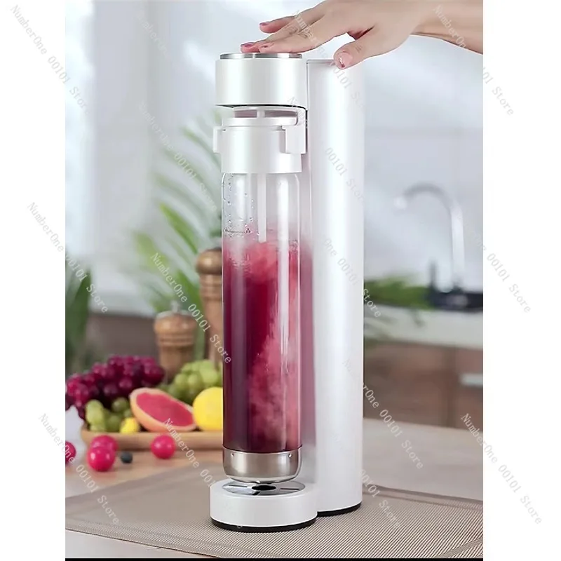 Desktop Soda Water Maker,Carbonated Beverage Machine with Pressure Bottle 1000ML,Home Sparkling Water Maker  Kitchen and Office