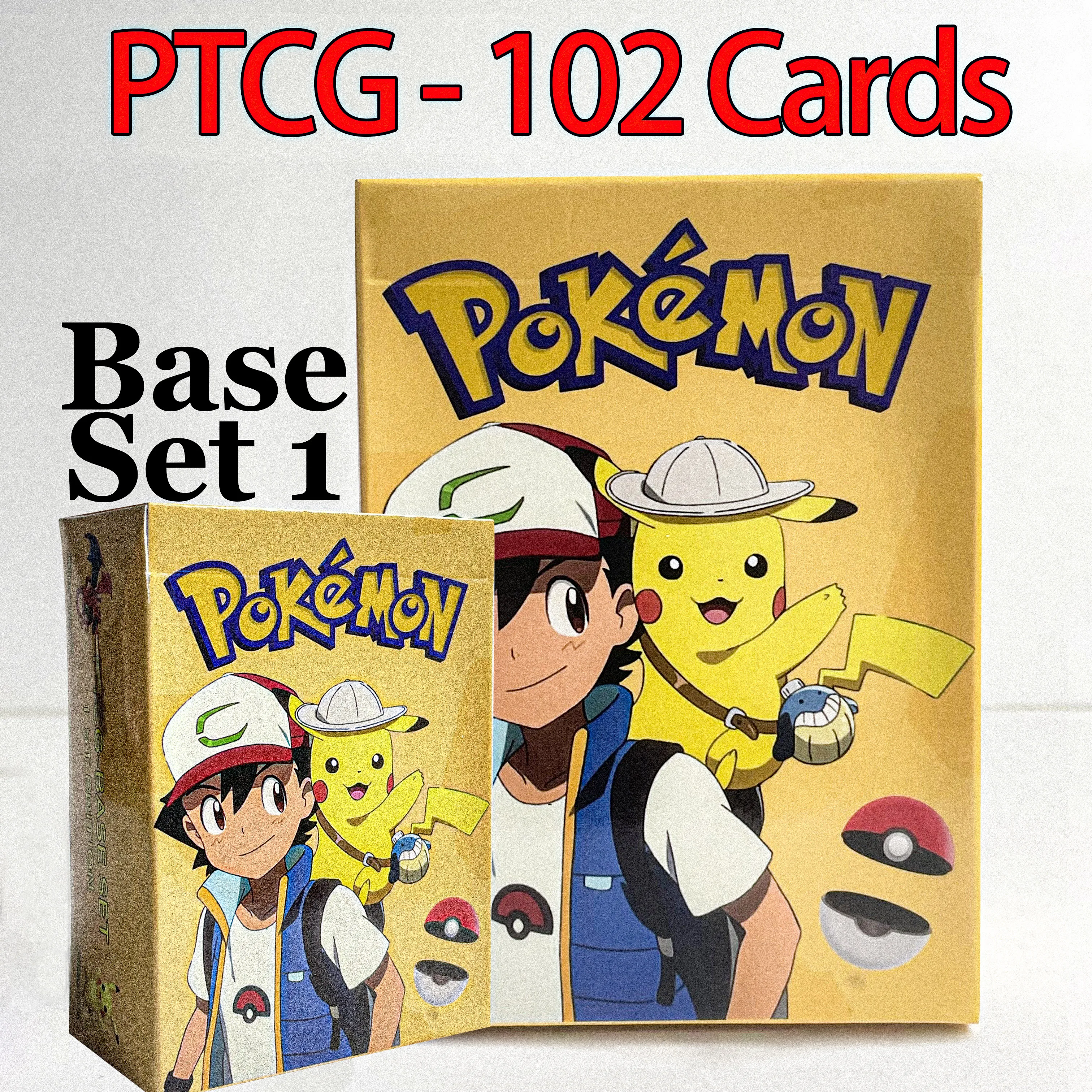 

Карты PKM, весь набор, набор Proxy Base, 102 карты, Charizard Energy Blastoise Venusaur TCG, коллекционные карты для игр