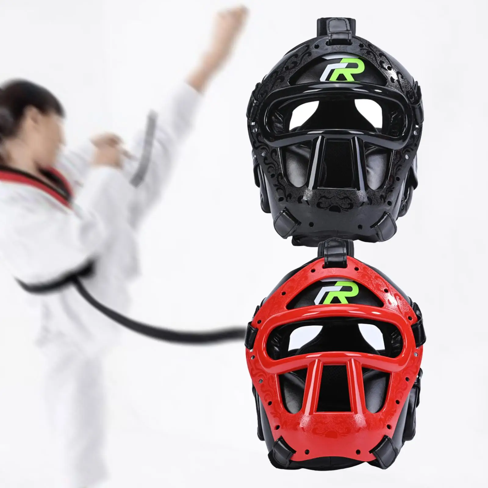 

Boxing Headgear Breathable Thickened Face Cover for Mma Karate Grappling