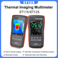 2 In 1 Thermal Imaging Multimeter ET11S/ET12S 90*32 Digital Touch Screen Multifunction Voltmeter, Professional Multimeter Tool