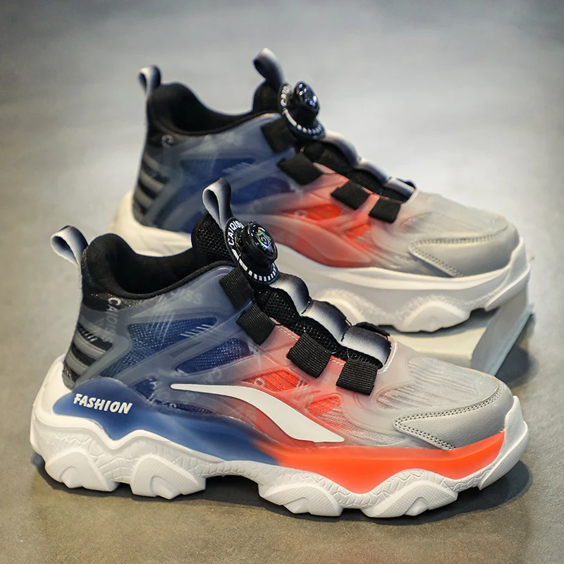 

Fashion New Man Breathable Anti Slip Air Mesh Running Sport Thick Sole Increasing Mens Tennis Athletic Shoe New Sneakers for Men